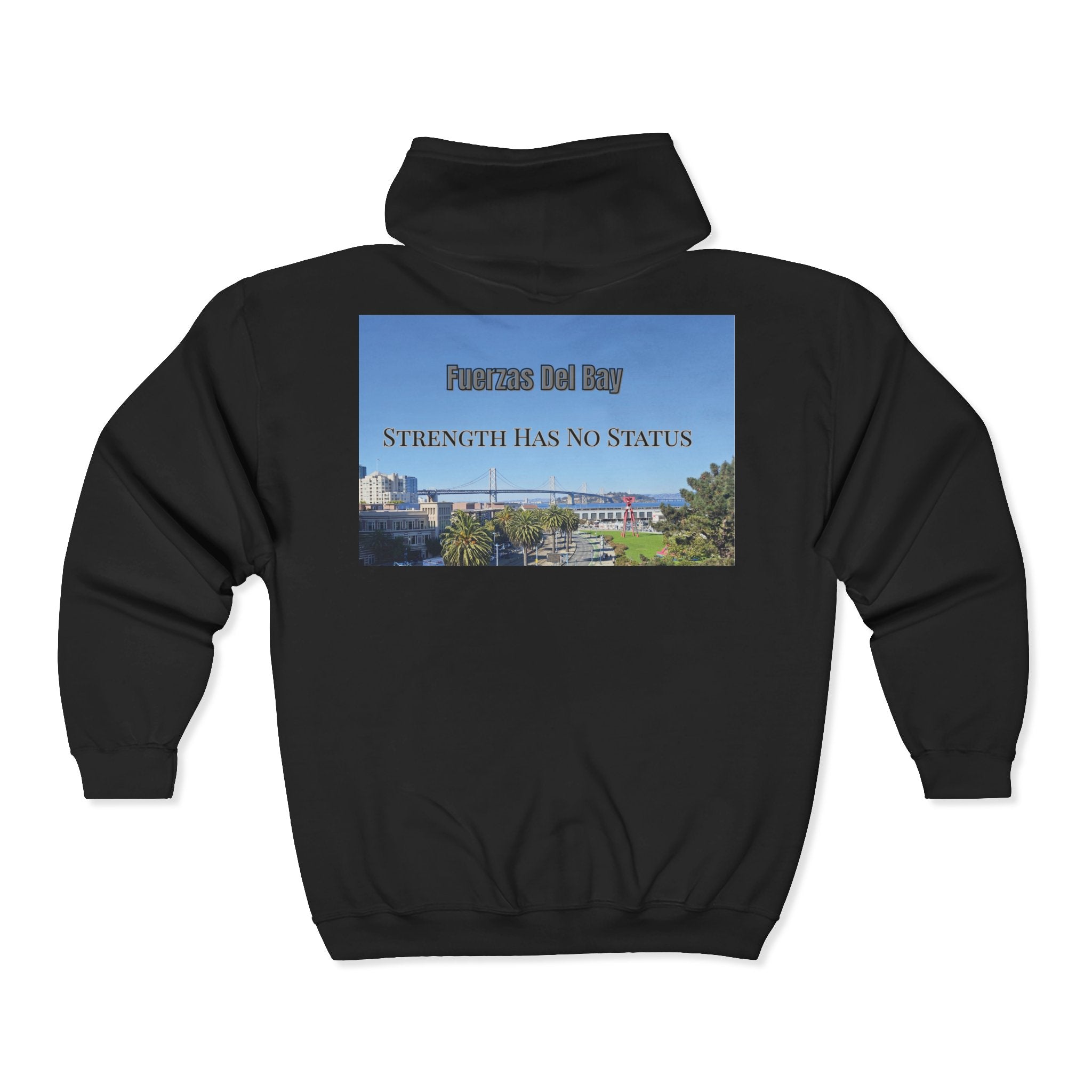 Strength Has No Status hoodie | Full Zip Sweatshirt