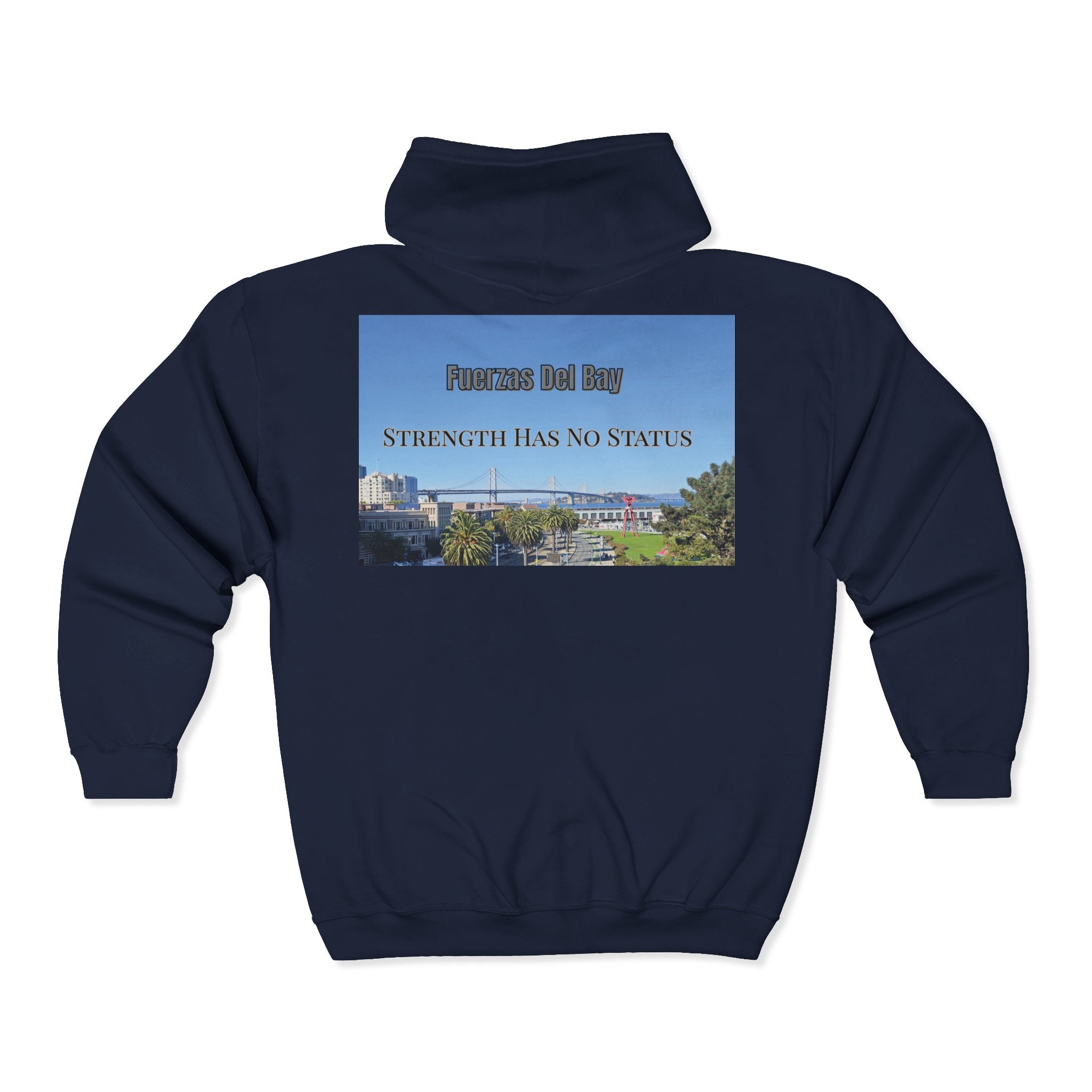 Strength Has No Status hoodie | Full Zip Sweatshirt