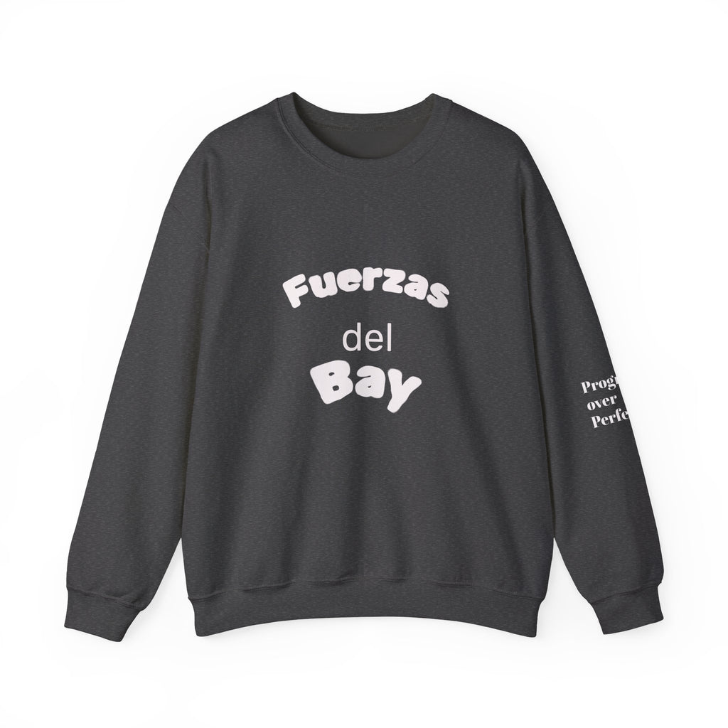 Crewneck Sweatshirt — 'Strength Has No Status' Scenic Back Print
