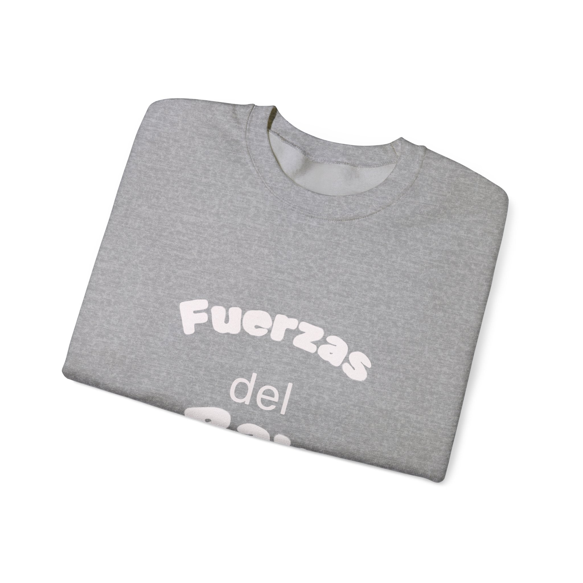 Crewneck Sweatshirt — 'Strength Has No Status' Scenic Back Print