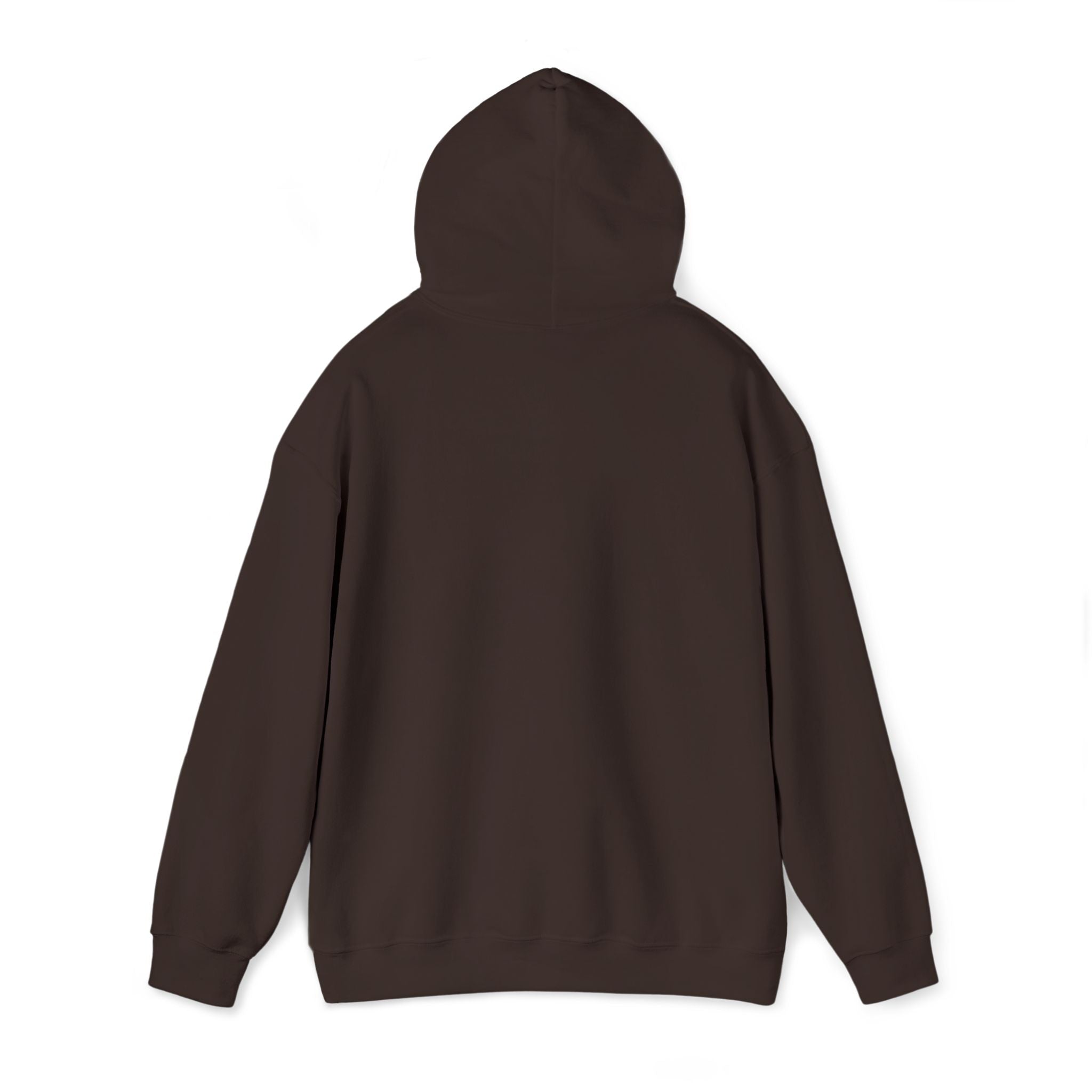 Hoodie — Minimal Small Chest Text Hoodie, Subtle White Comfort Pullover