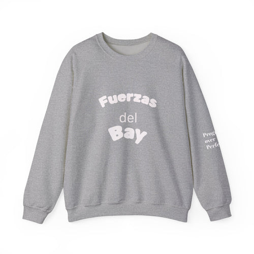 Crewneck Sweatshirt — 'Strength Has No Status' Scenic Back Print