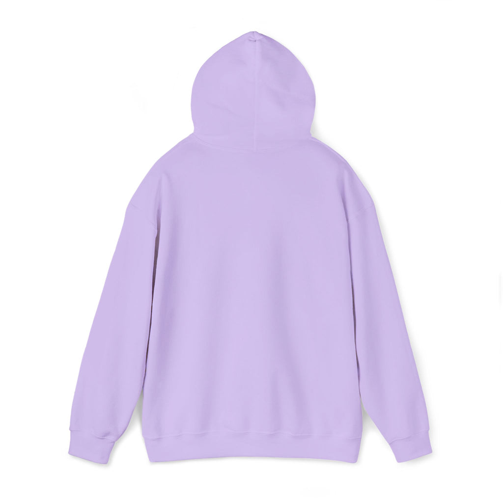 Hoodie — Minimal Small Chest Text Hoodie, Subtle White Comfort Pullover