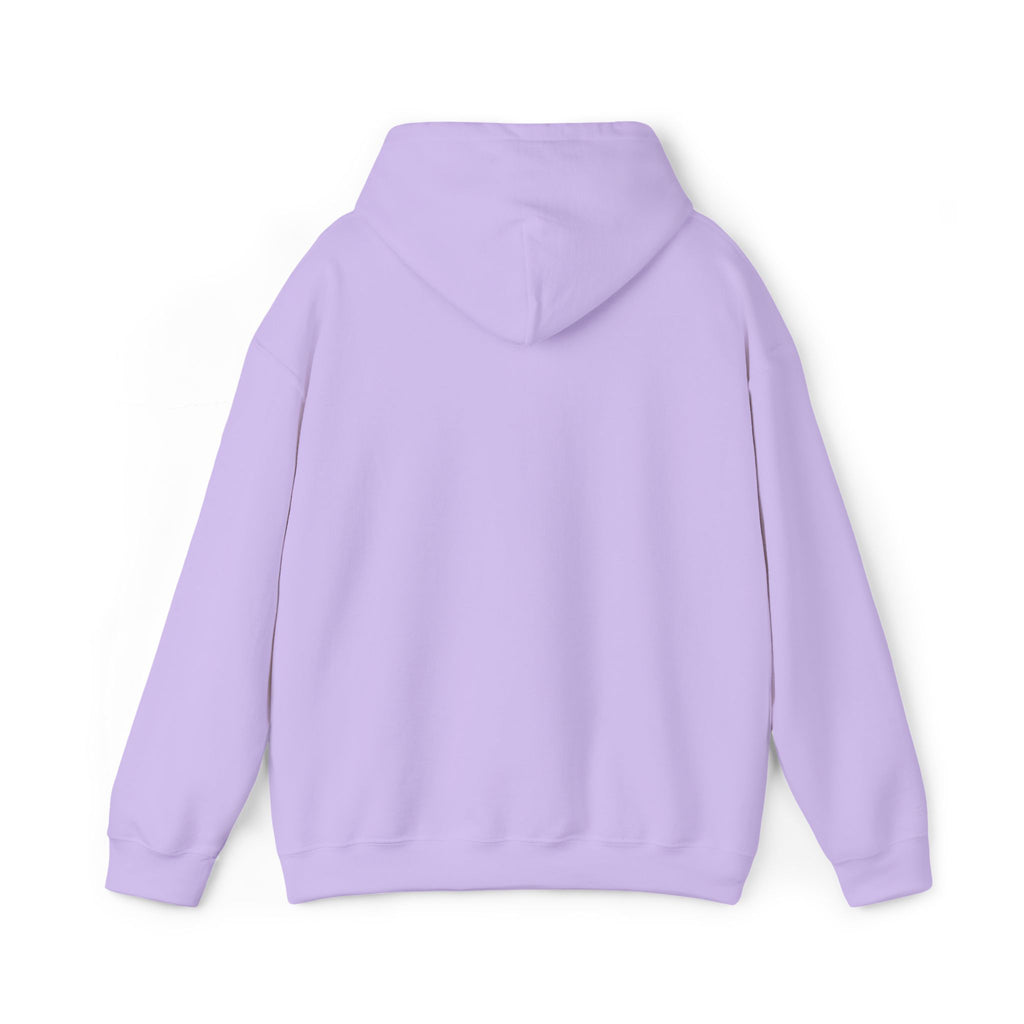 Hoodie — Minimal Small Chest Text Hoodie, Subtle White Comfort Pullover